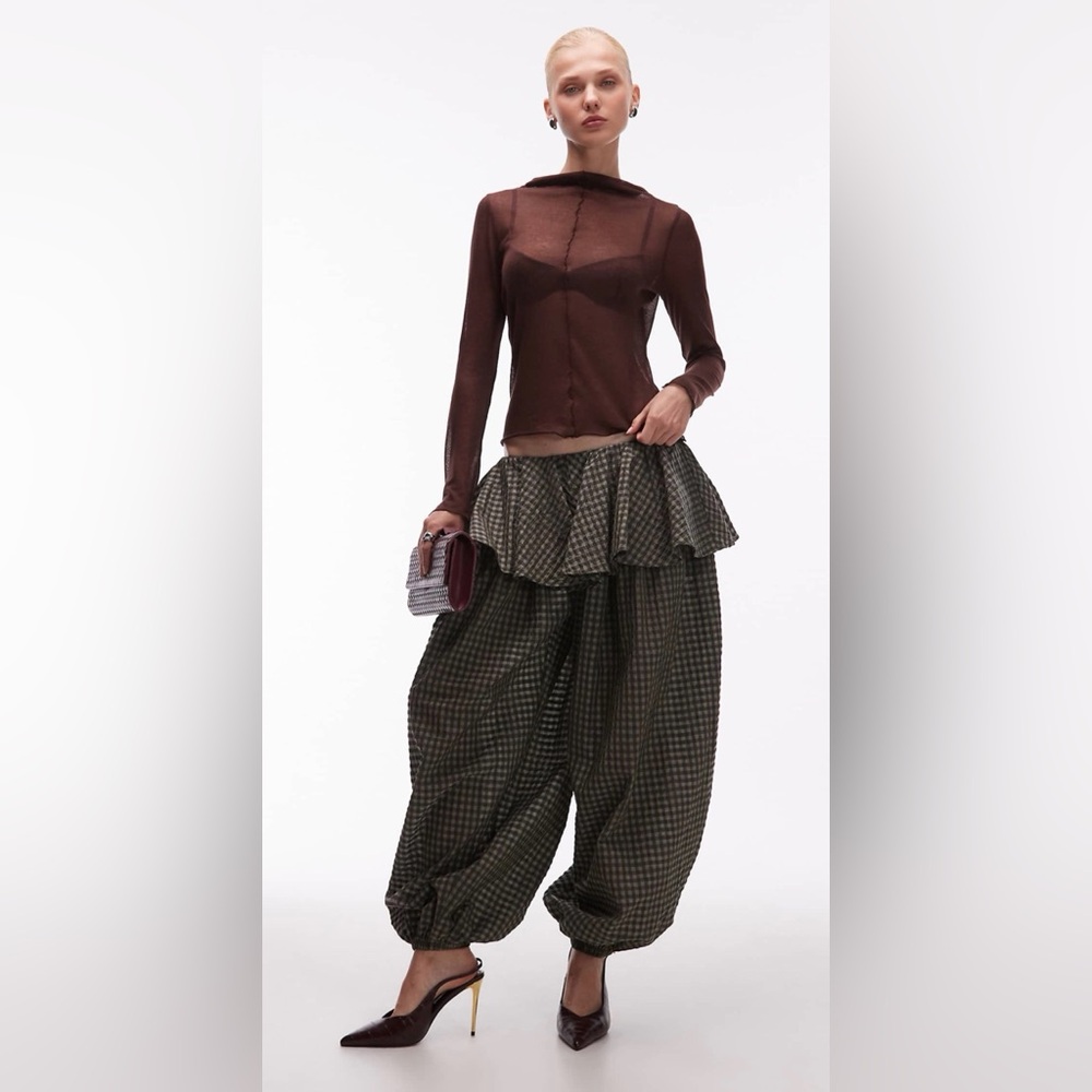 Gingham Pants - image 5